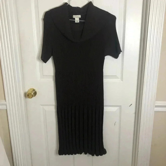 Kim Rogers Dresses & Skirts - Kim Rogers sweater dress/ brown sz m